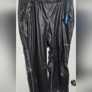Columbia Womens OutDry Extreme Wyldwood Rain Pants Black NWT Size 2X